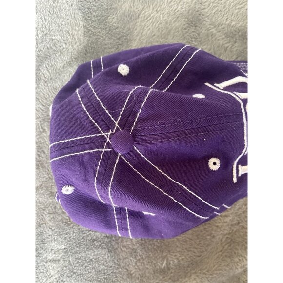 High Point University Purple strapback Hat / Ball Cap Adjustable HPU College - Picture 6 of 10